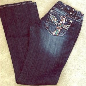 Miss Me Signature BootCut Blue Jeans